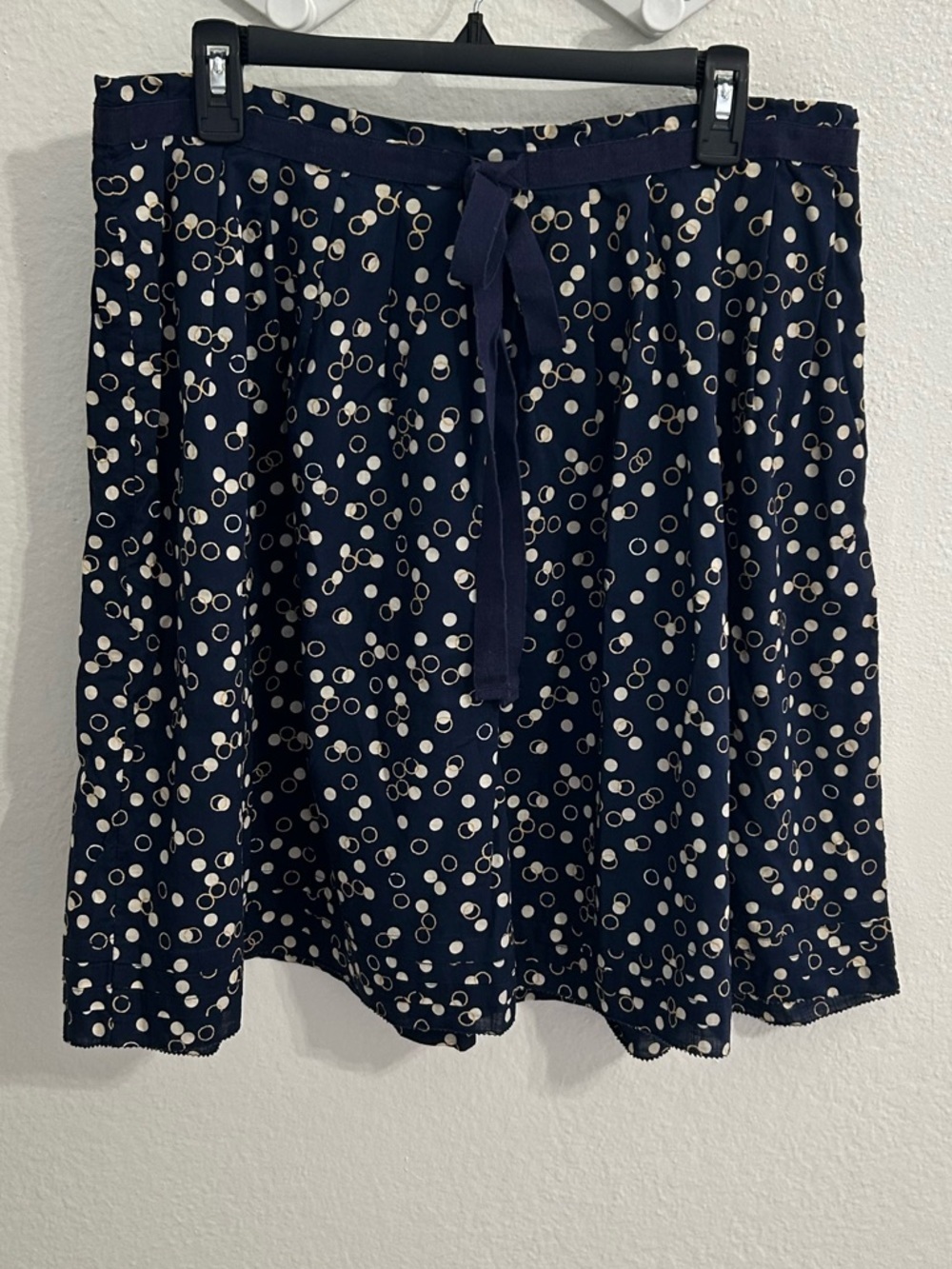 GAP Navy Printed Skirt Size 10